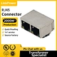 RJ45 CAT6A connectors offer fast and reliable data transmission speed up to 10 Gbps in Ethernet networking. Find high-quality RJ45 CAT6A connectors at affordable prices for your networking projects.